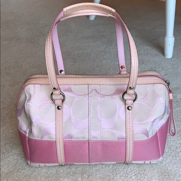 Coach Handbags - FINAL PRICE Pink Coach Handbag